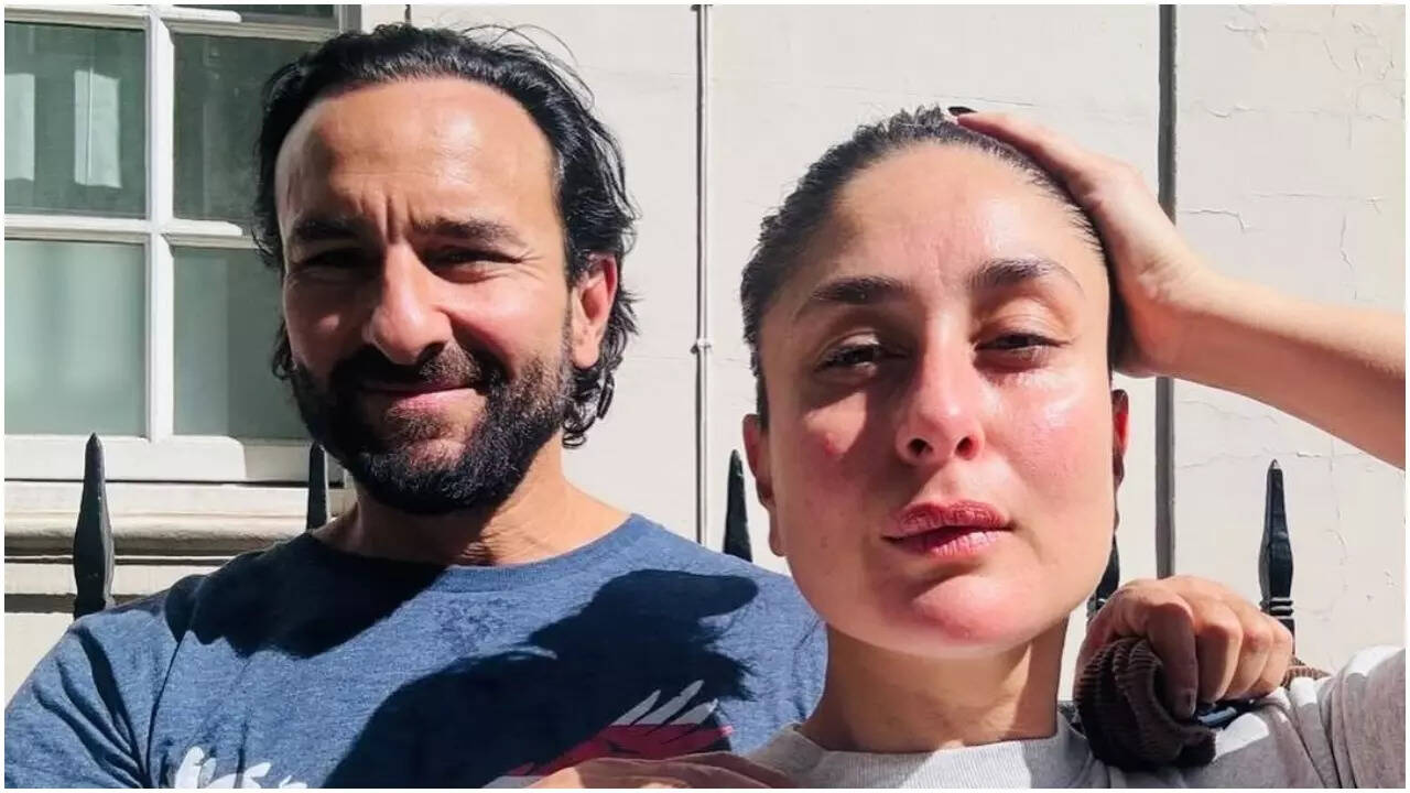 Kareena shares adorable unseen on-set photos of Saif