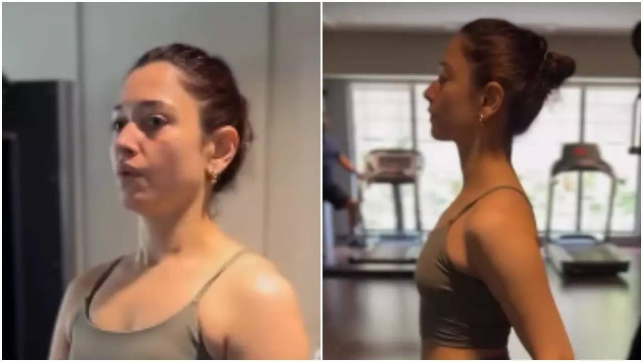 Tamannaah hits gym following a tough 90-minute workout
