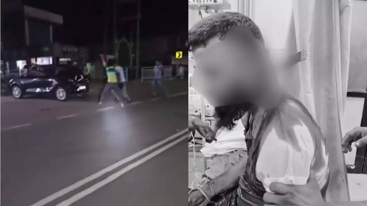 Kerala man stabbed during clash, rushed to hospital with knife stuck in neck