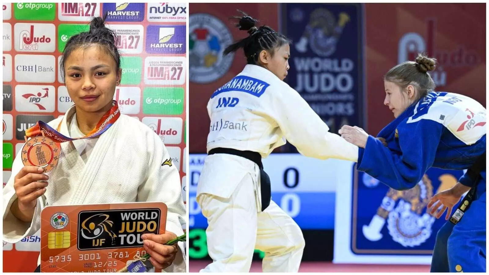 Judoka Linthoi scripts history with India’s first-ever Junior World C'ships medal