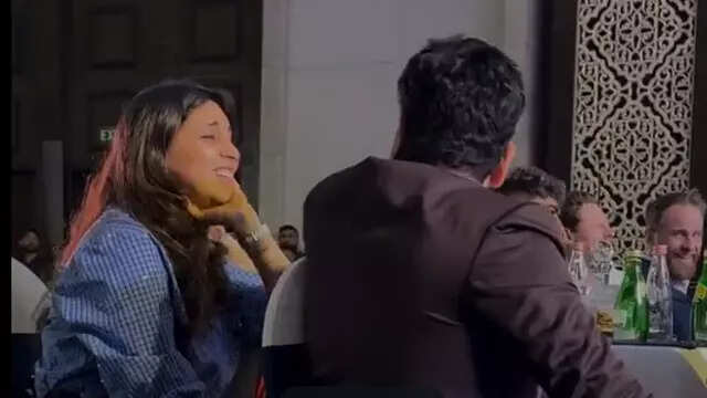 Fans swoon over Rohit Sharma and Ritika Sajdeh's sweet moments at CCR Awards - Watch