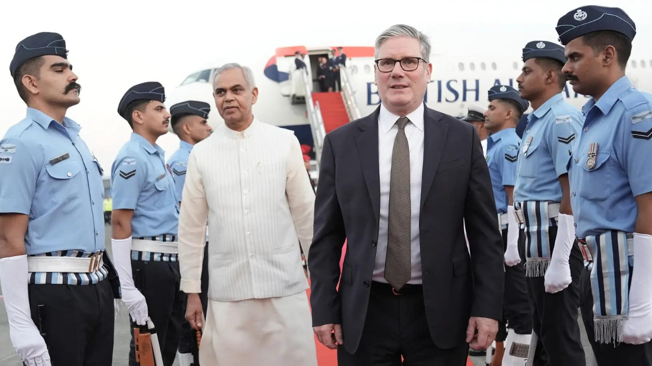 Keir Starmer in India for two days: UK PM lands in Mumbai; will meet PM Modi to discuss India-UK ties