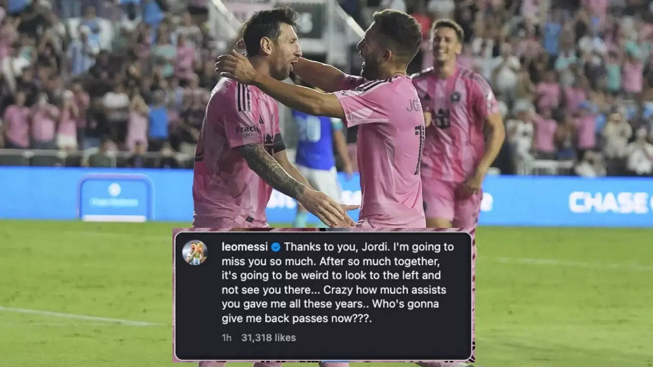 'Going to be weird': Messi with amusing comment on Alba's retirement