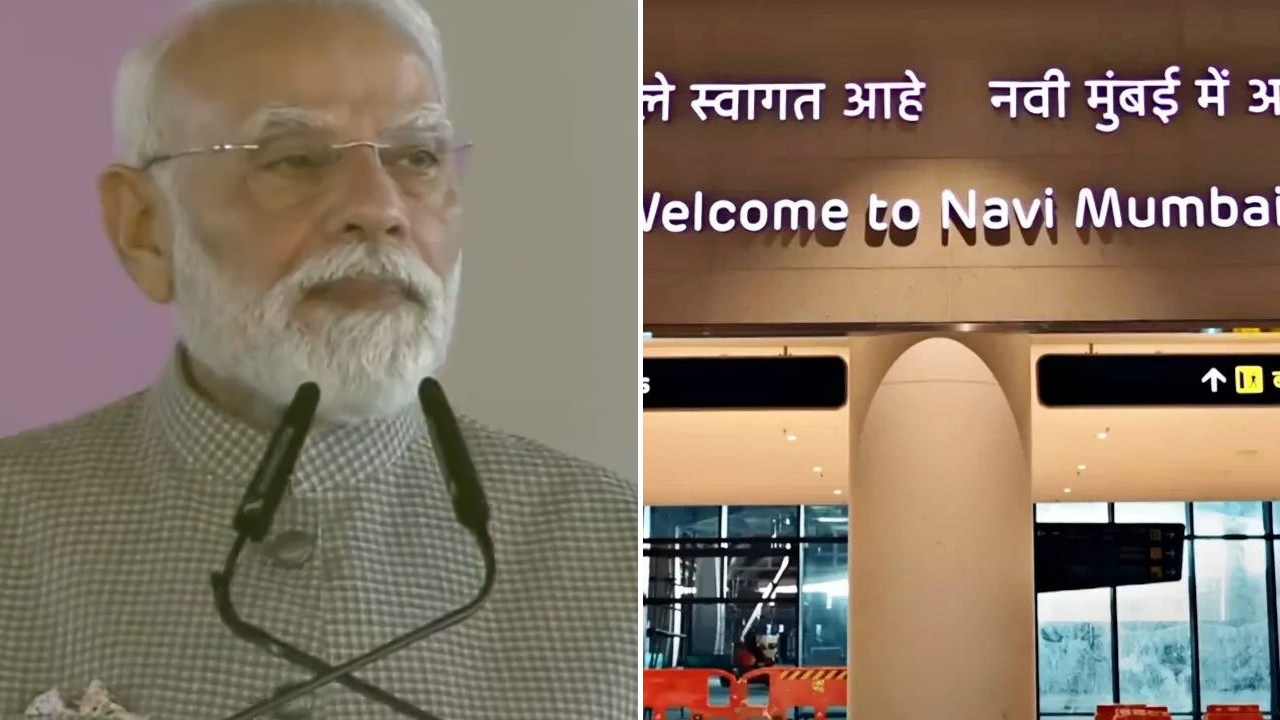Glimpse of Viksit Bharat: PM Modi hails Navi Mumbai airport; how it will help farmers