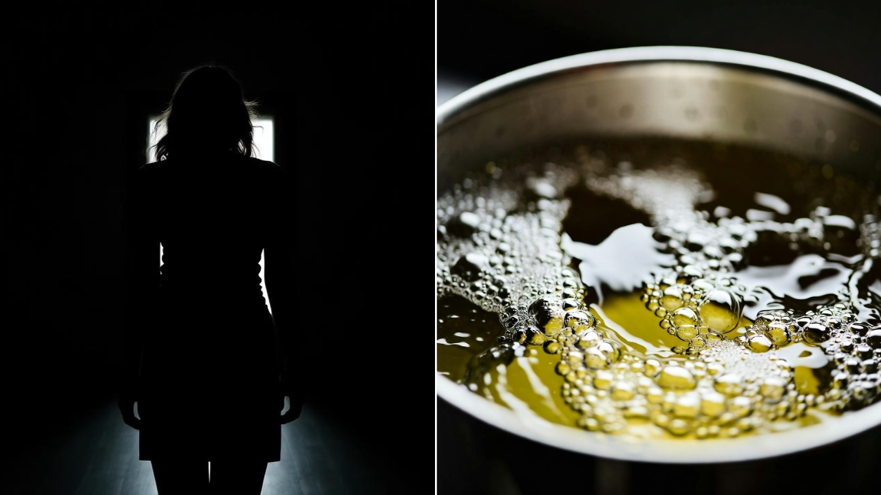 If you shout ...: Wife pours boiling oil on husband, throws chili powder on burns