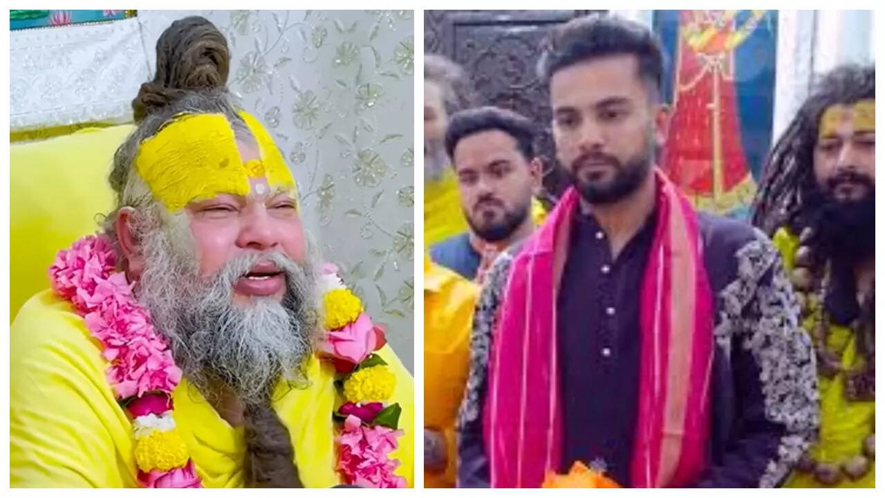 Elvish visits Premanand Maharaj, promises to do naam jaap