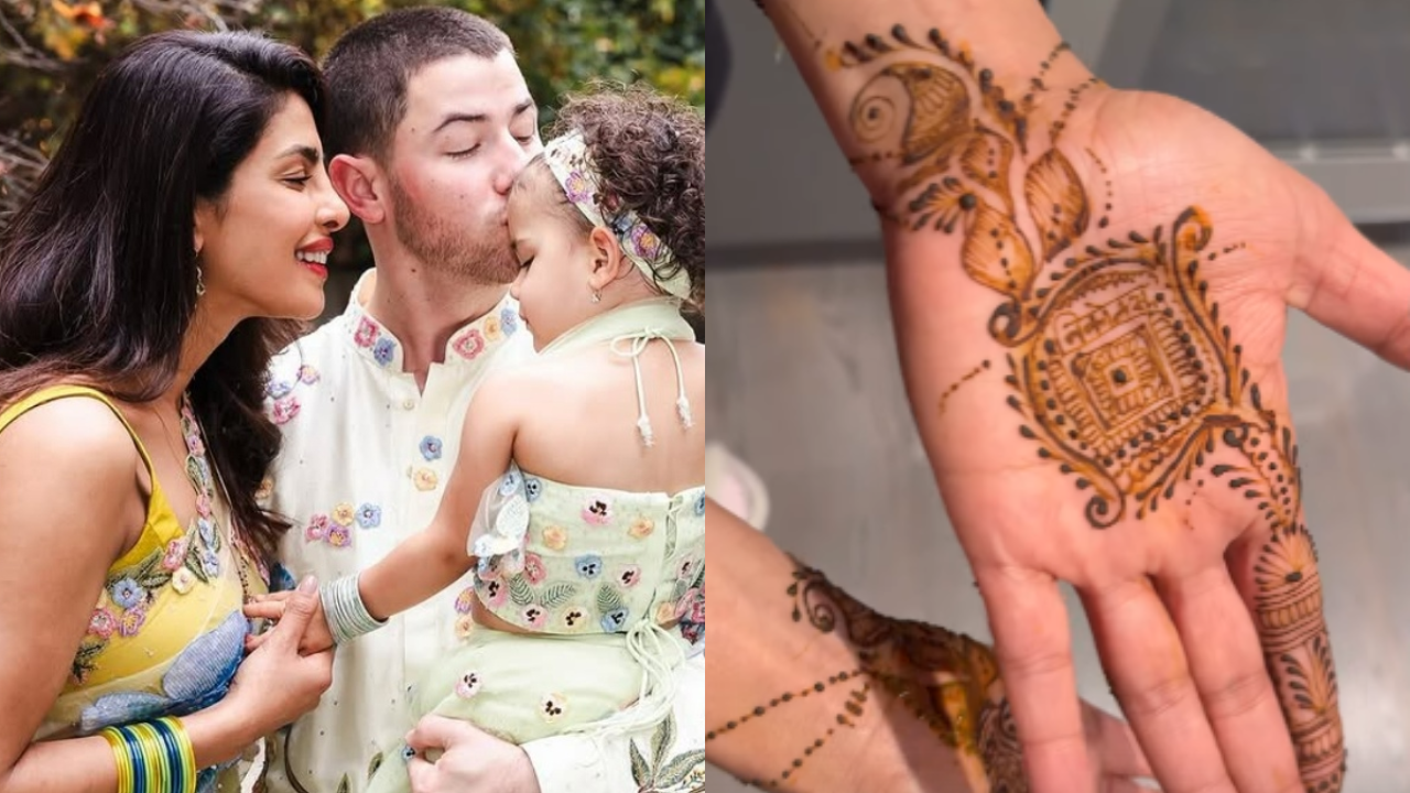 Priyanka Chopra flaunts 'Nicholas' mehndi