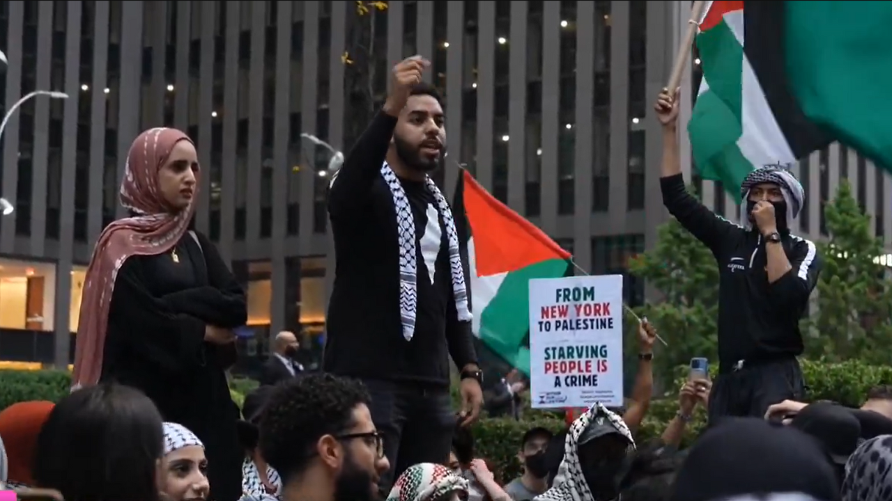 ‘Didn’t act enough’: Pro-Palestine protesters in NYC wave Hamas flags; call for action ‘stronger than October 7’