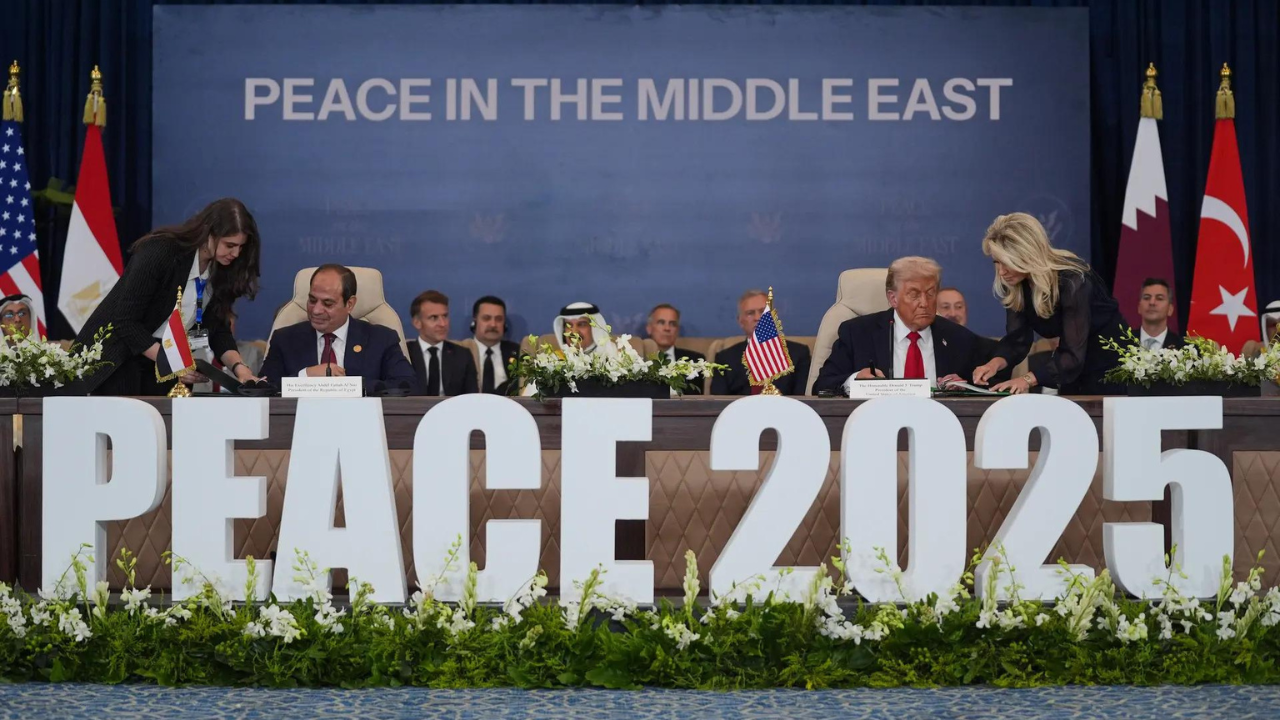 ‘This took 3,000 years': Trump signs Gaza peace deal in Egypt summit