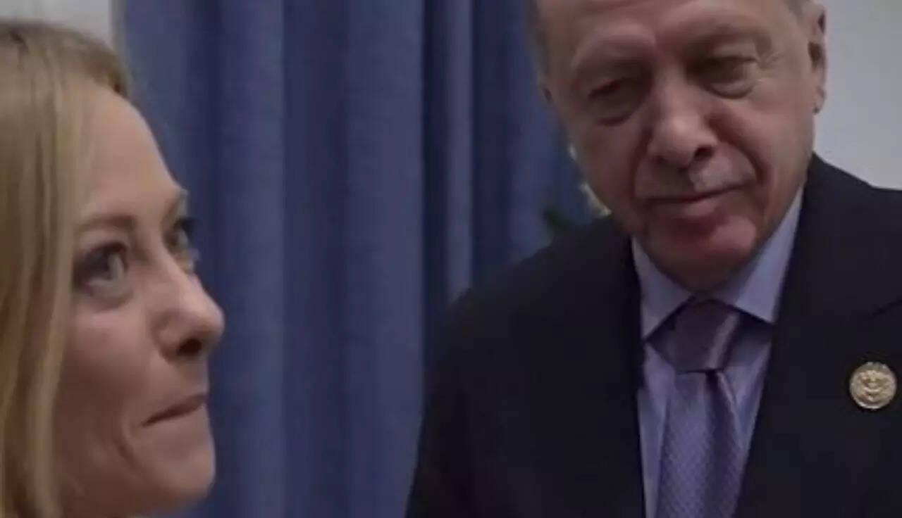 'You look great, but stop smoking!': Erdogan tells Meloni at peace talks — Here's what Italian PM replied