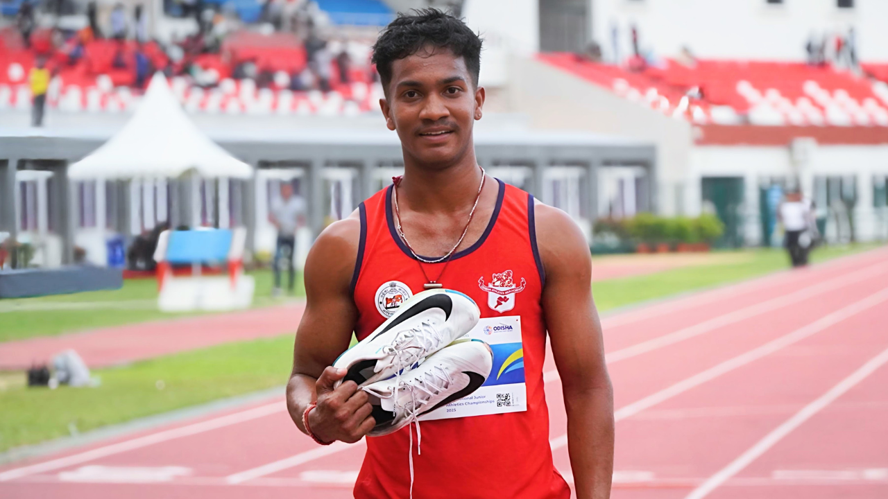 Odisha’s Pratik Maharana shines with record-breaking 200m win at U20 Nationals