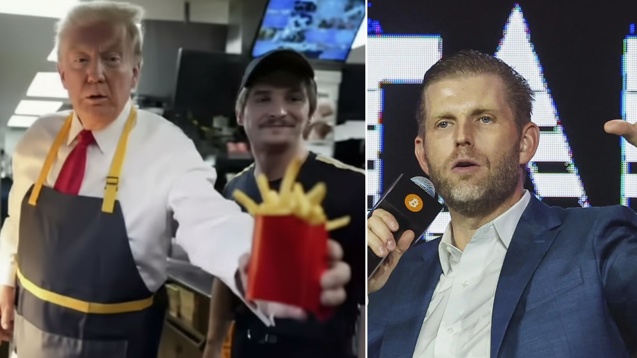 'He's saving the world': Eric Trump lauds father’s role in Gaza accord; recalls him serving french fries last year