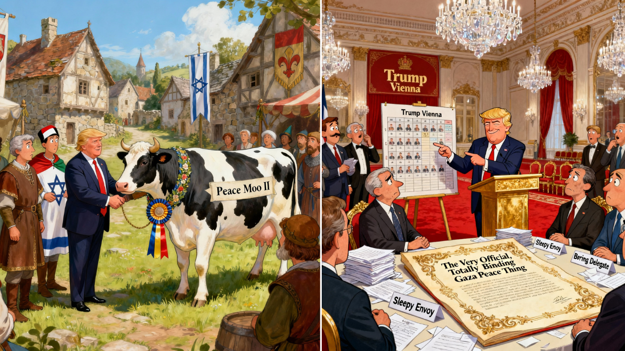 From Treaty of Cow to Vienna Convention: What if history negotiated Gaza - under Donald Trump of course