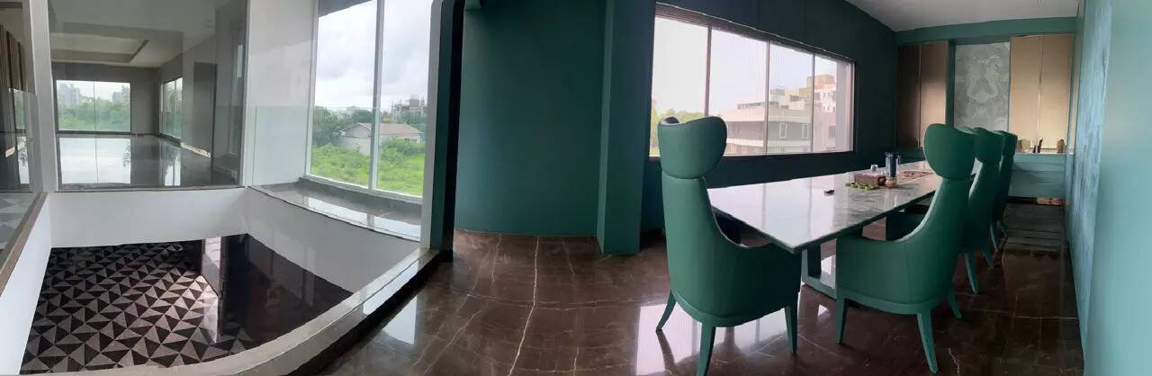 Panoramic view of floor design