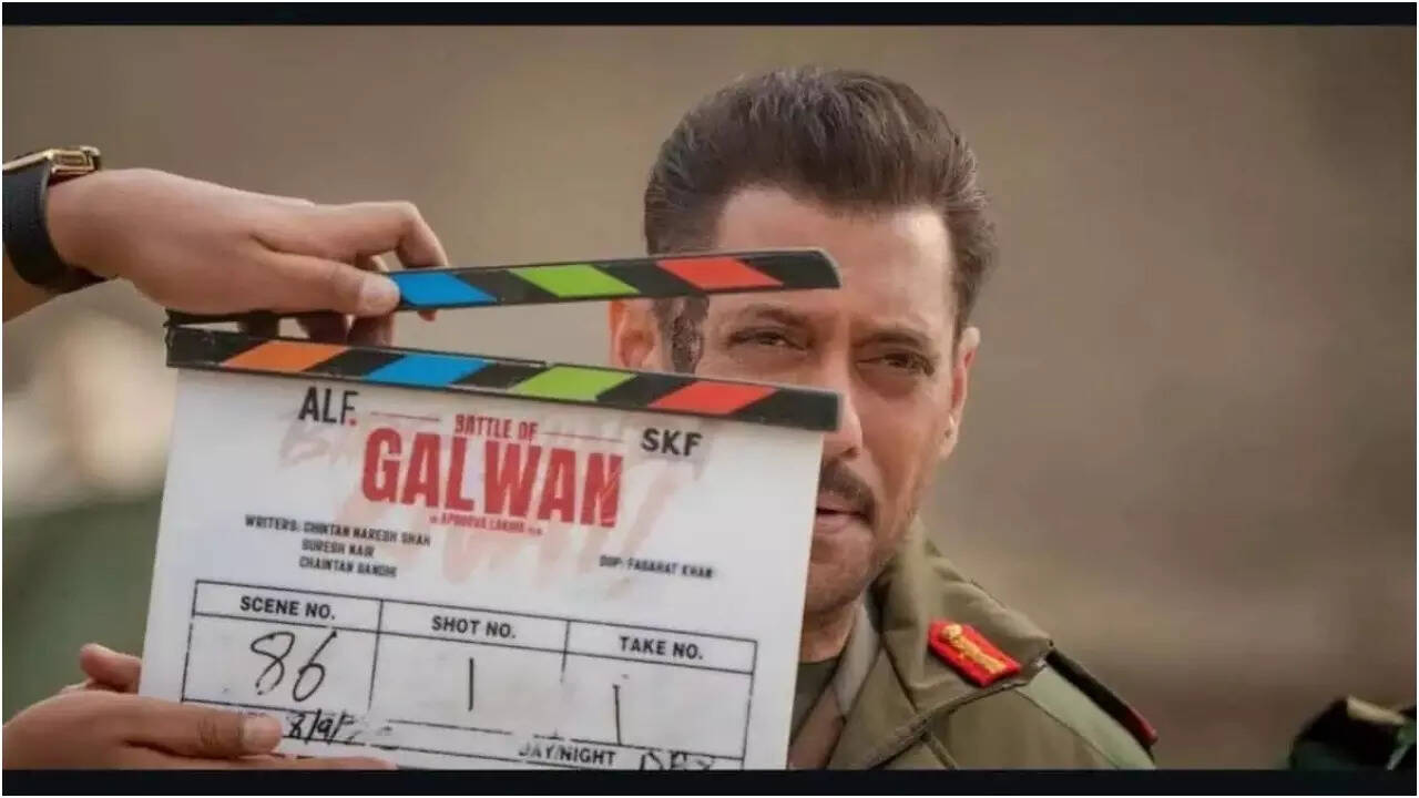 Salman Khan shoots for rousing military anthem for Battle of Galwan