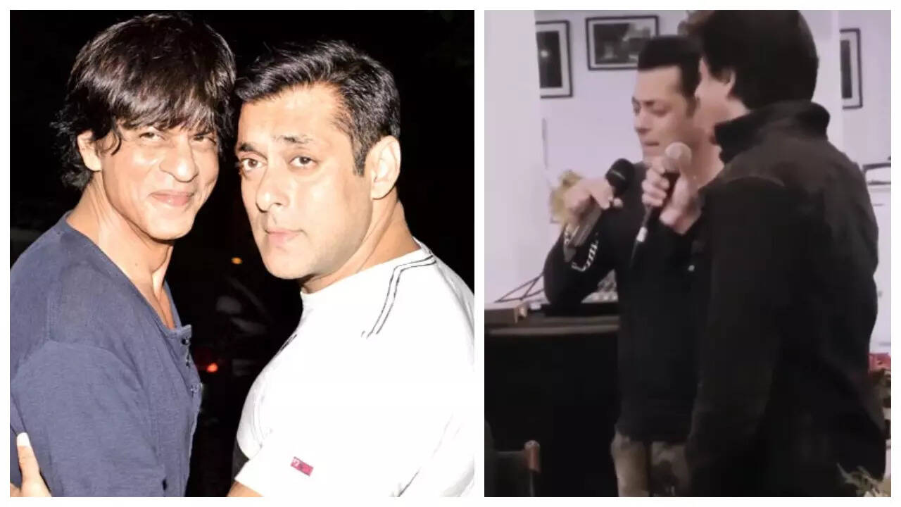 Watch SRK and Salman's old clip singing 'Pyaar Hume Kis Mode Pe'