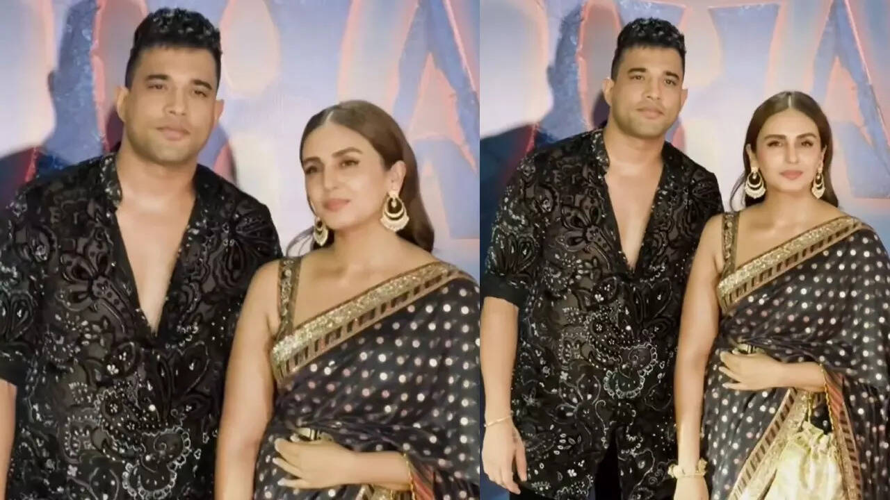 Huma spotted with rumoured fiancée Rachit Singh