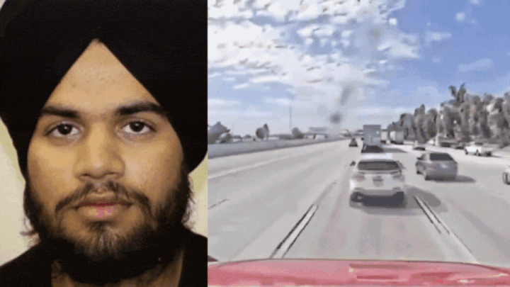 California crash: Footage shows moment when Indian-origin truck driver 'rammed' into traffic; 3 killed