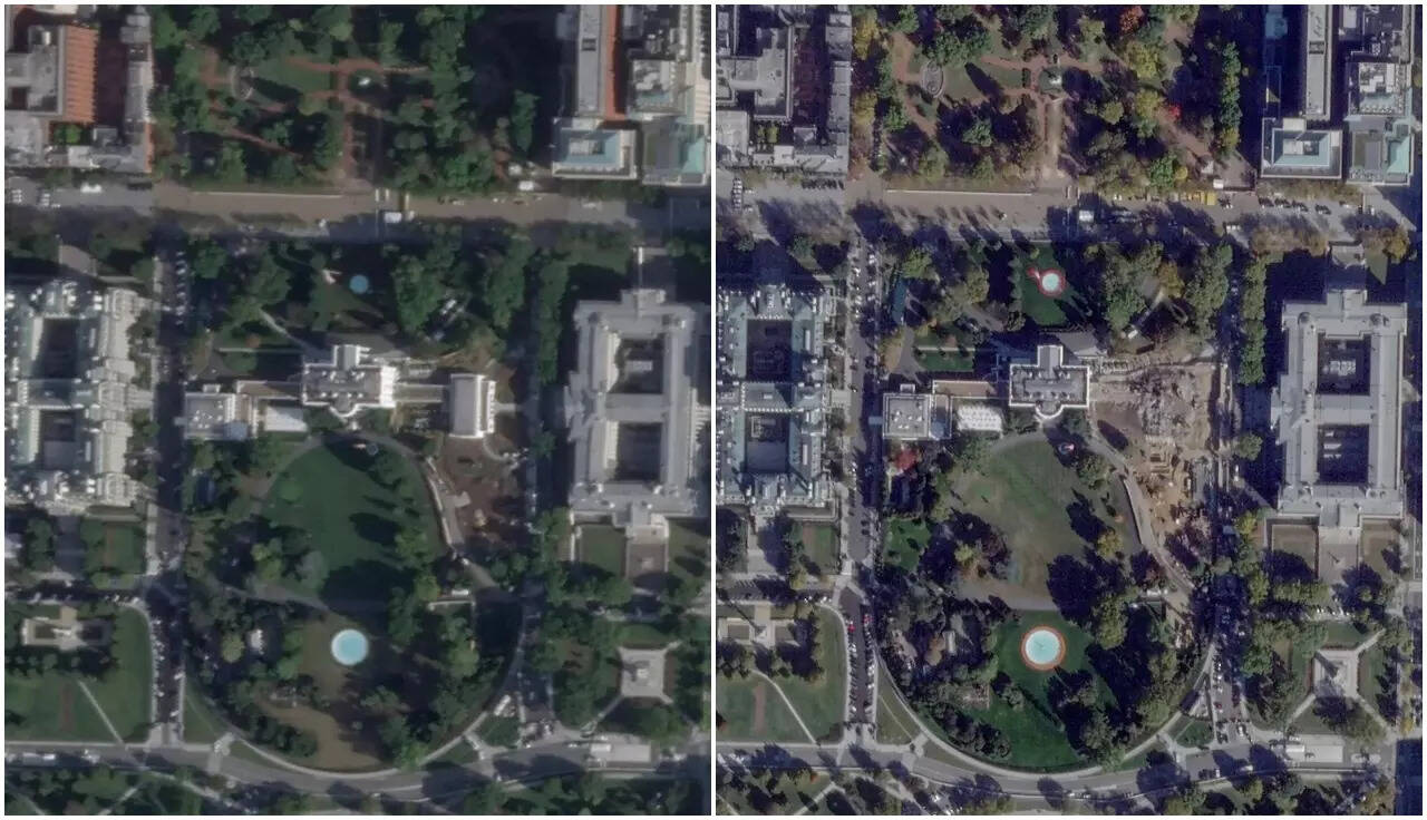 White House East Wing demolished for Trump’s $300M ballroom – see photos