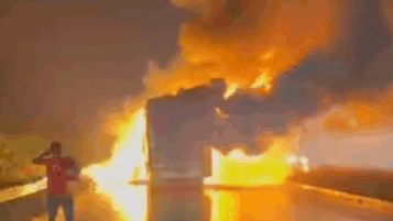 Door jammed: How bike collision caused Hyderabad&ndash;Bengaluru bus to burst into flames - Key details