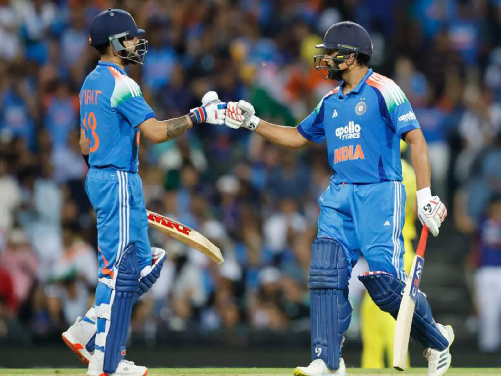 IND vs AUS: Rohit collects 33rd ODI century; Kohli becomes second-highest ODI scorer