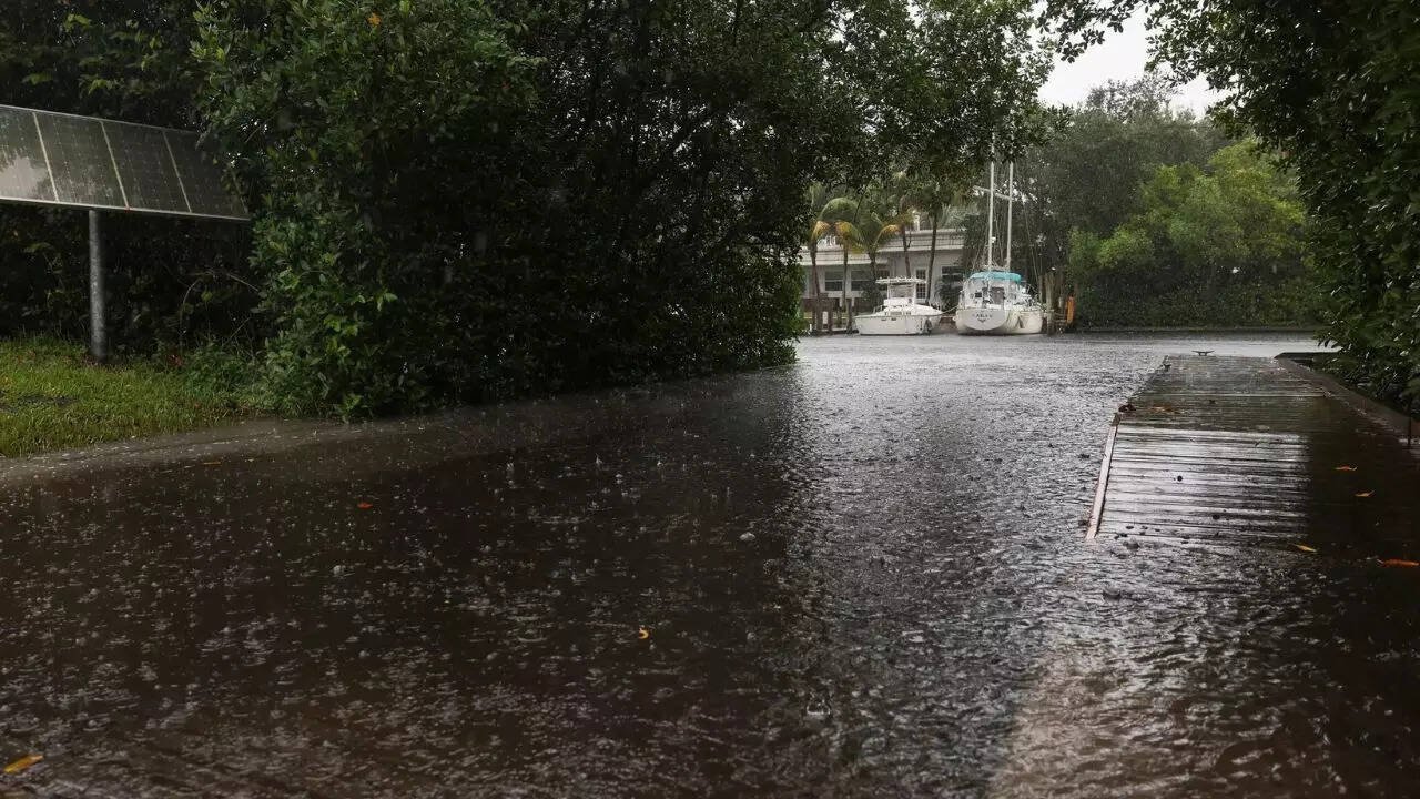 Titusville, Florida experiences heavy rain and flooding; viral videos show streets turning into rivers across Lake County