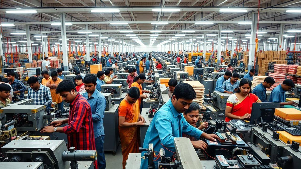 Industrial output: India’s factory growth steady at 4% in September