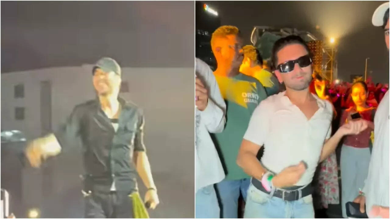 'Asli concert yaha hai': Orry dances at Enrique's show