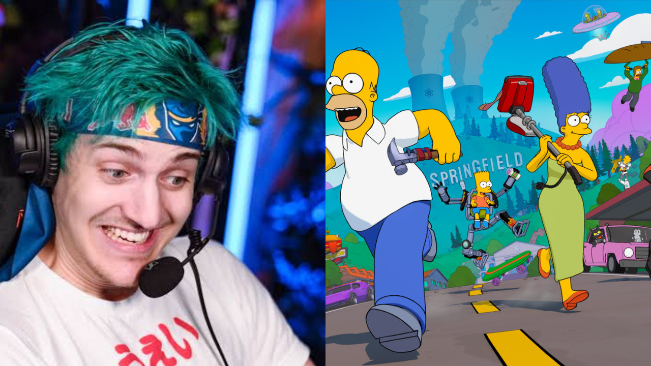 “I don’t even play, but I’ll be watching”: Fans go wild as Ninja’s stream reaction to the Fortnite Simpsons Update blows up online
