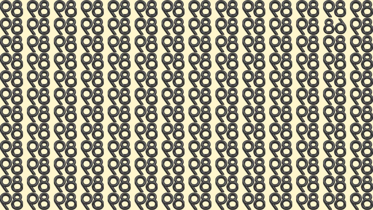 Can you spot the inverted ‘68’?