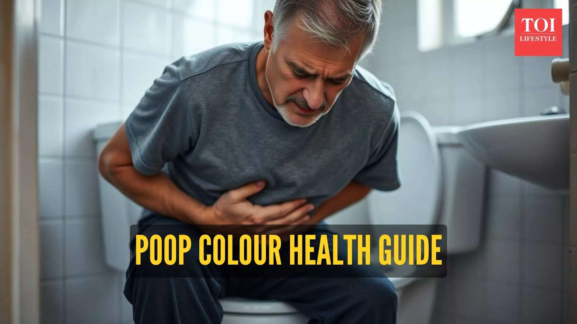 What does the colour of poop say about a person’s liver and gut health?