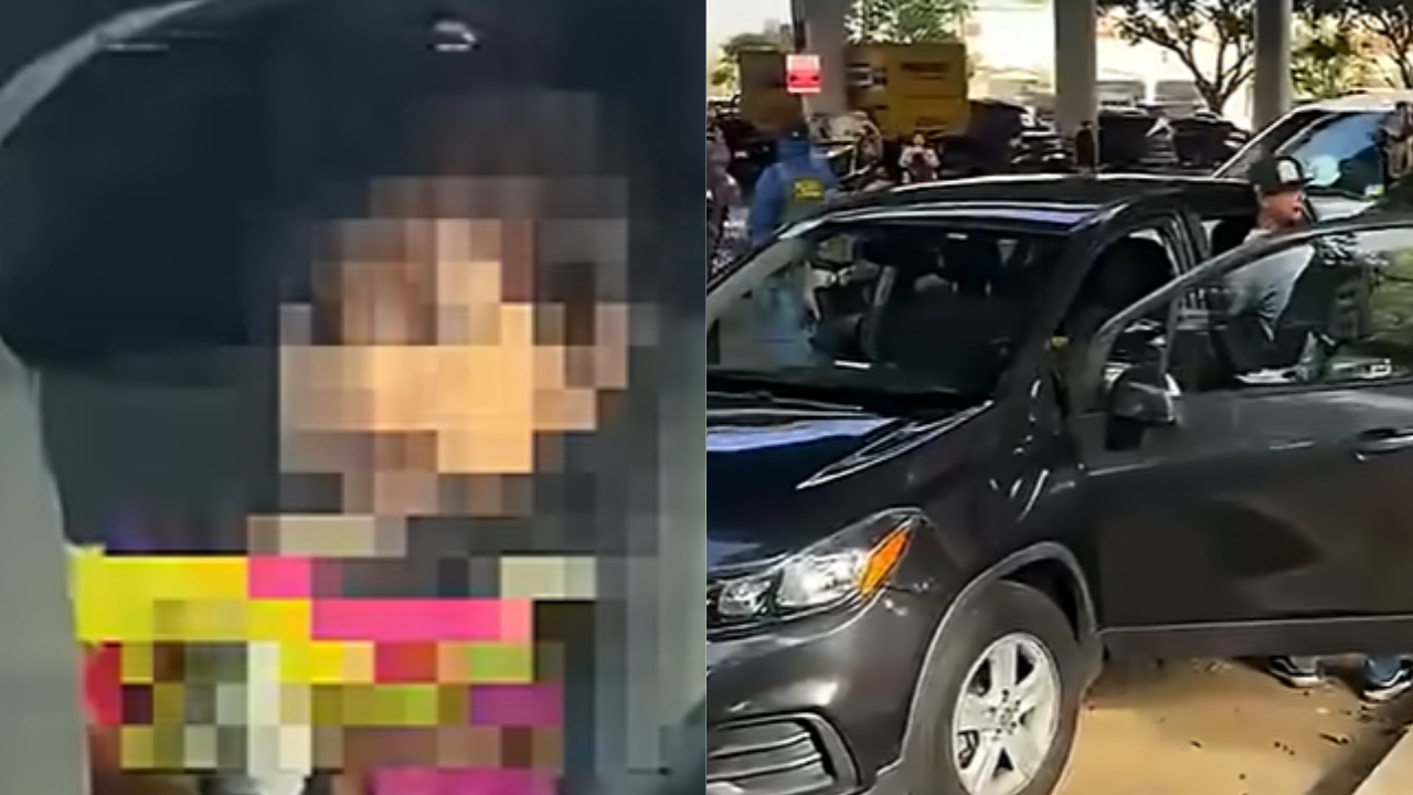 Watch: Armed US immigration agents drive off with toddler in car; father detained in raid