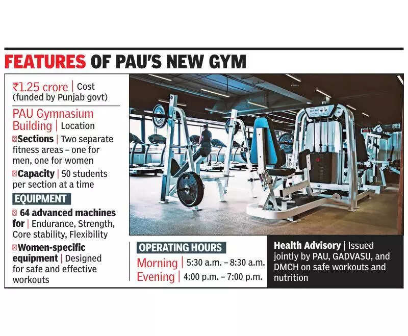 3 months on, PAU’s new gym waiting to flex