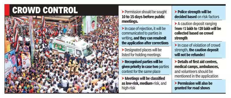 TN government proposes to allow roadshows, collect caution deposit for political meetings