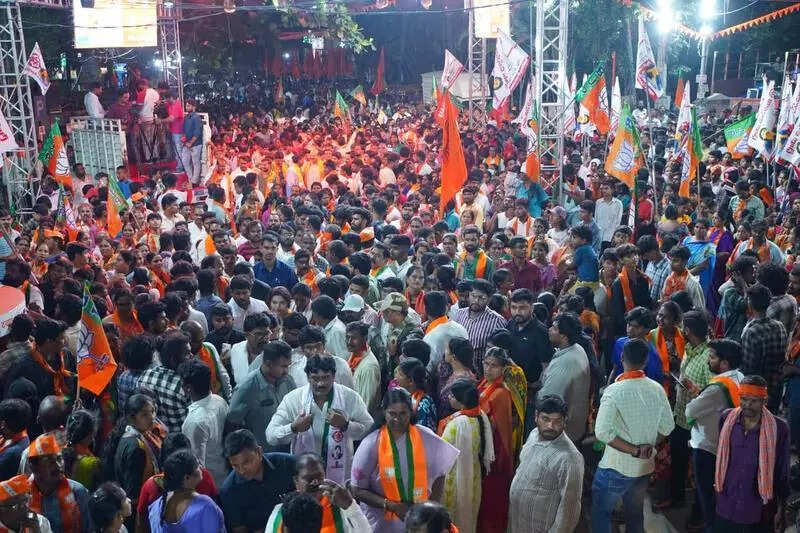 Statue politics heats up bypoll; Shivaji, NTR, PJR in spotlight