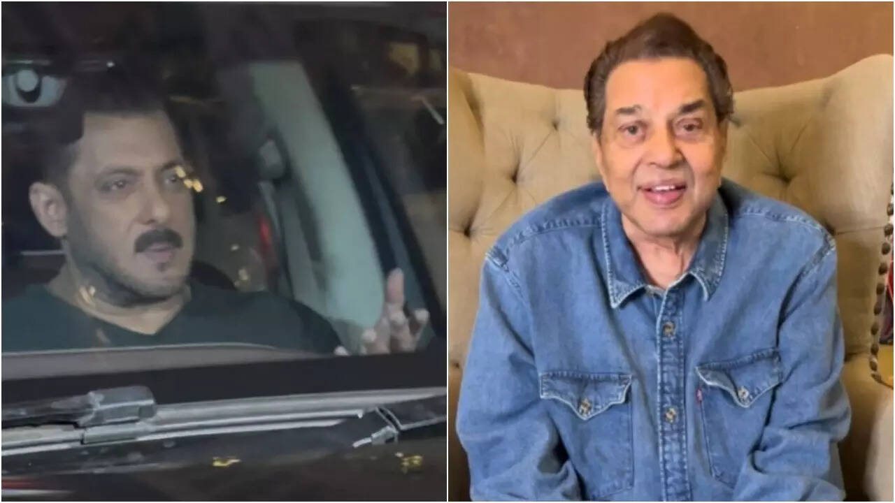 Dharmendra hospitalized: Salman Khan arrives at the hospital