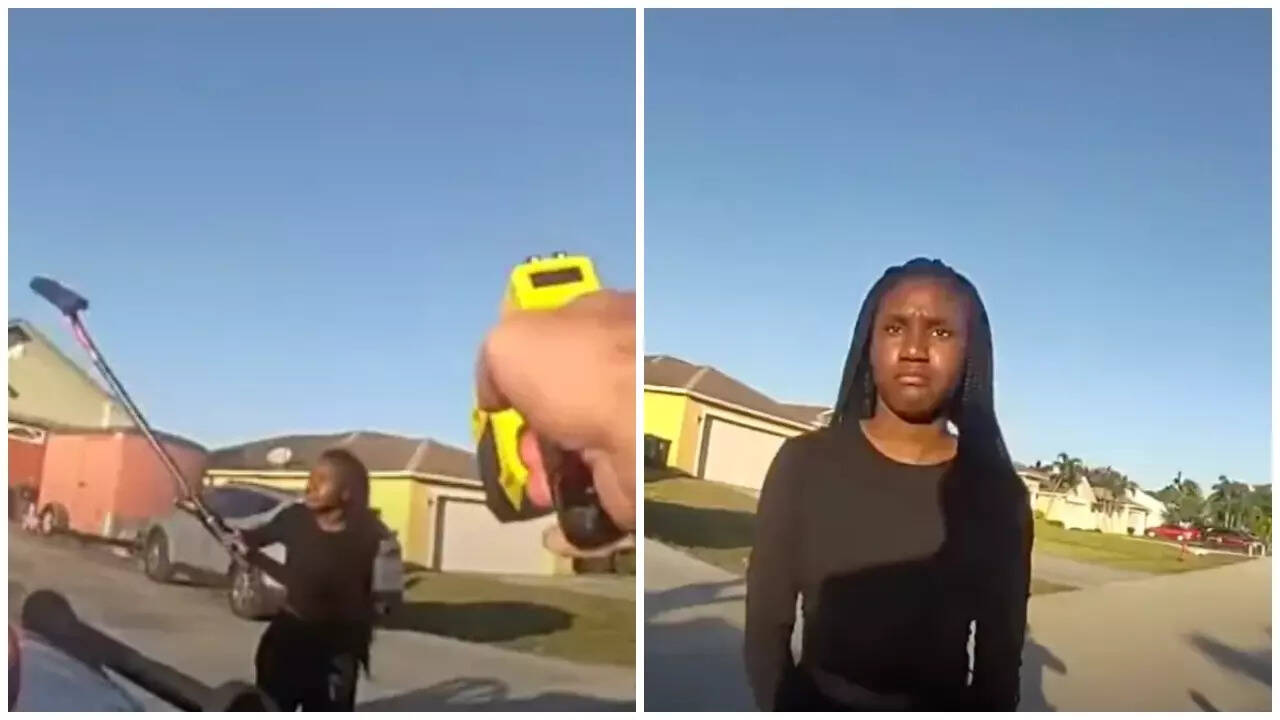 'Are you kidding me?': Body-cam shows Florida teen bash police cruiser with shovel — officer was still inside