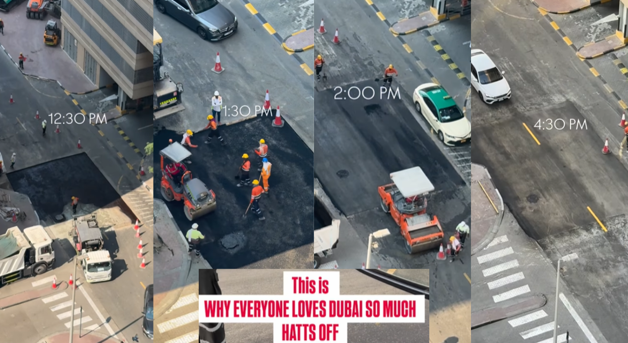 'This is why everyone loves Dubai': Indian resident praises city after damaged road repaired in hours