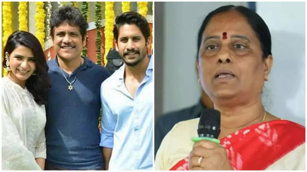 Surekha withdraws statements against Nagarjuna and family