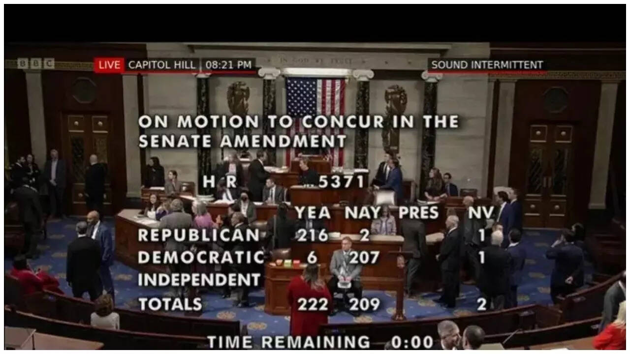 Who crossed the aisle — and who refused — in the US government shutdown’s final vote?