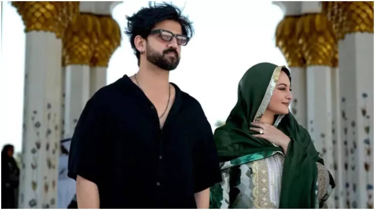 Not going to convert her: Zaheer jokes as Sonakshi visits Mosque