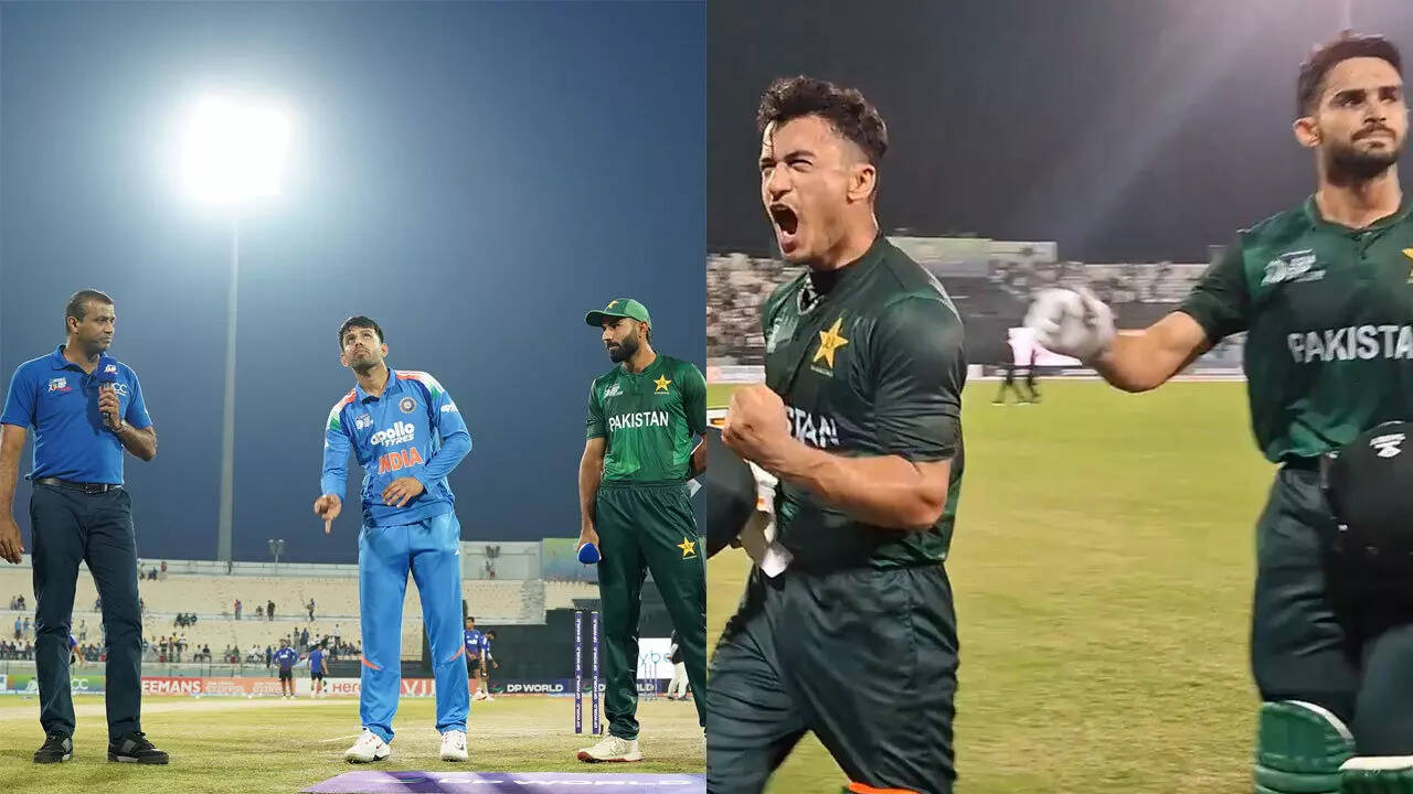 Pakistan Shaheens beat India A in Rising Stars Asia Cup; camp celebrates, officials react
