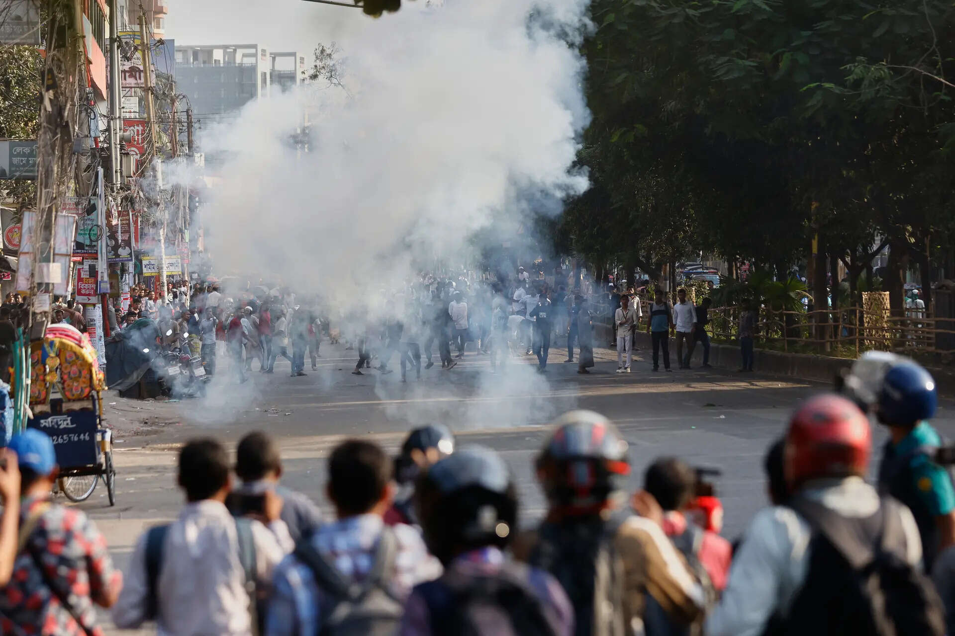 Watch: Protesters storm Mujibur Rahman’s house after Hasina verdict; clash with cops
