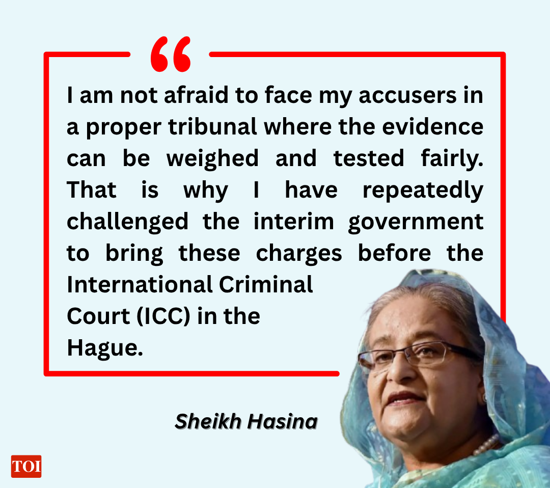 How Hasina reacted