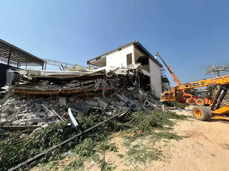 HYDRAA razes illegal structures on Fertilizers Corporation’s layout