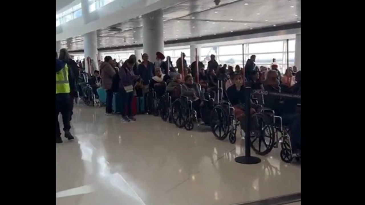 'New scam just dropped': Video of Indians in wheelchairs at airport on India-US route triggers row