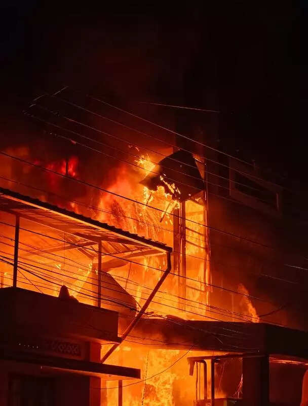 Fire guts medical shop in Valiyasala