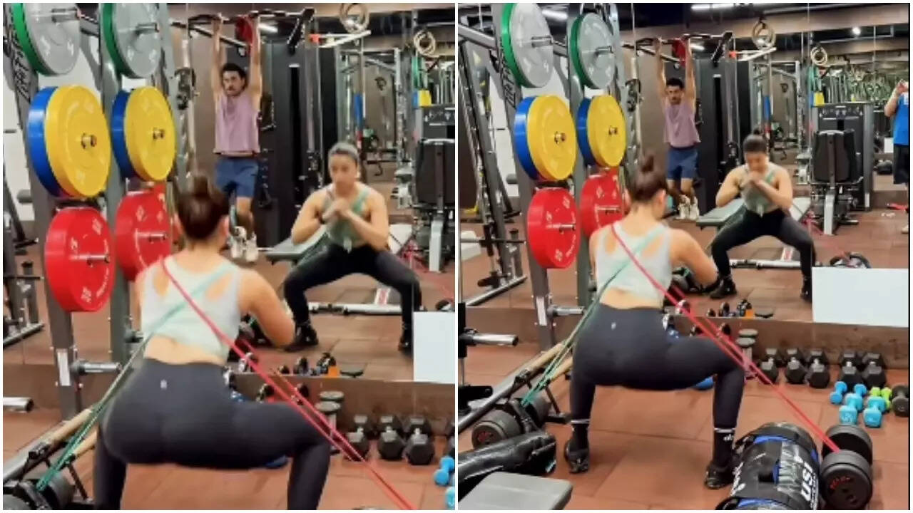 Ranbir makes an appearance in Alia's workout video
