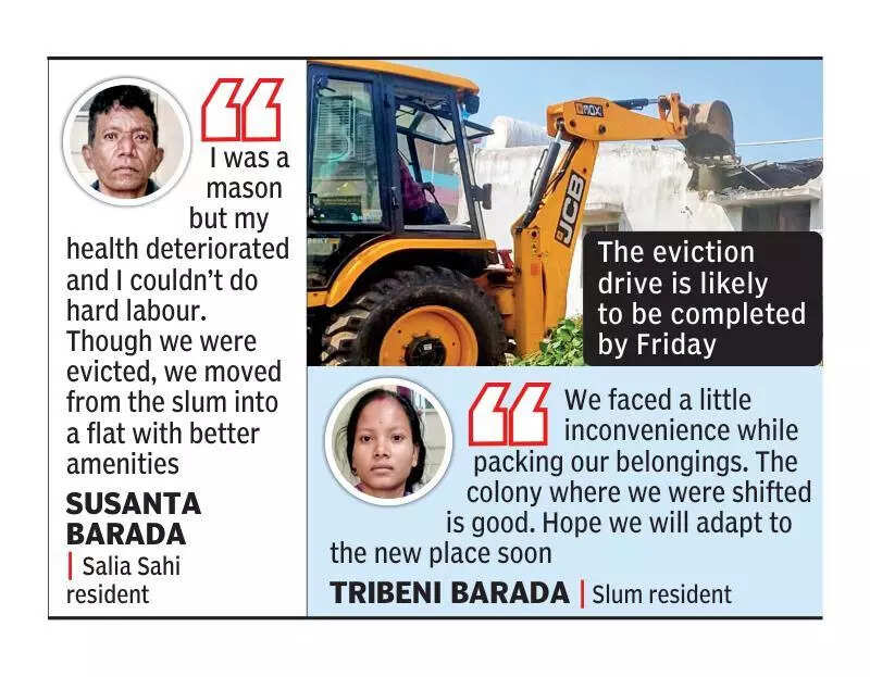 Another 201 ‘illegal’ houses razed in Salia Sahi