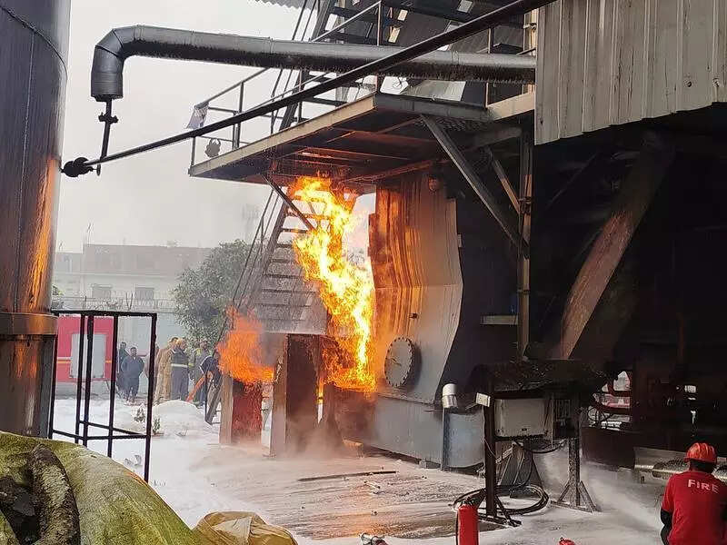 Massive chemical fire rages on at Gorakhpur oil plant